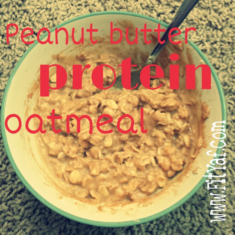 Peanut butter protein oatmeal recipe